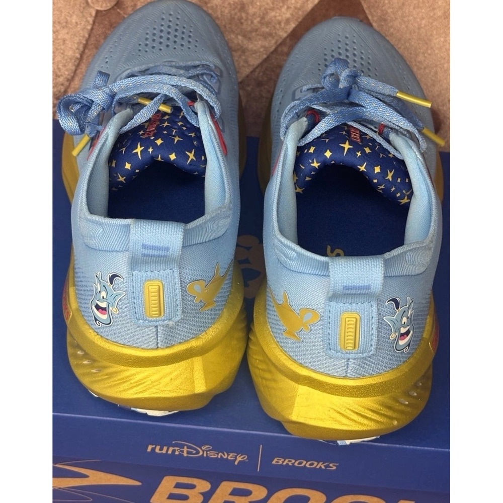 2026 runDisney Springtime Brooks Genie Glycerin 23 Womens Size 9 B Aladdin - Picture 6 of 9